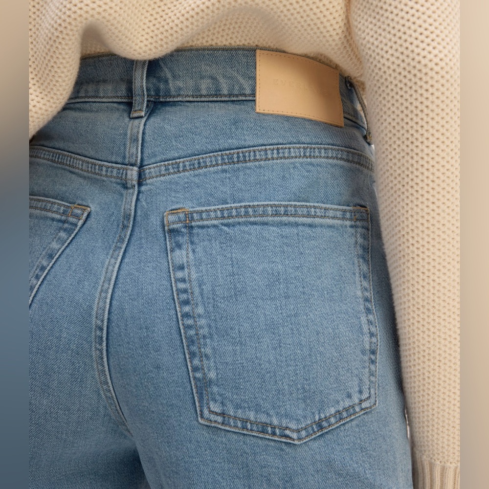 Everlane High Rise Jeans - Indigo Blue